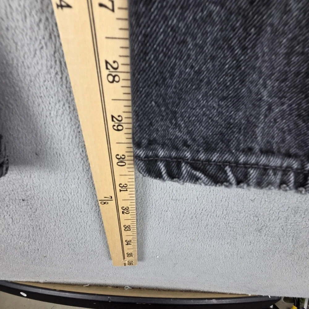 Vintage Levis 501 Jeans Mens Black Regular Straight Made In USA Fits 24x30 - Picture 4 of 16
